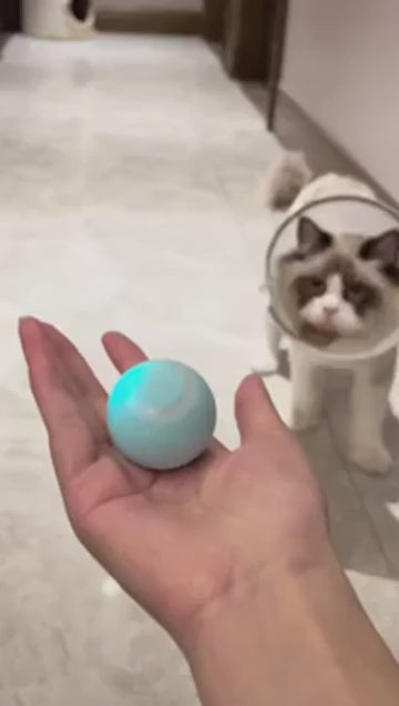 RollingPounce: Rechargeable Interactive Smart Cat Toy