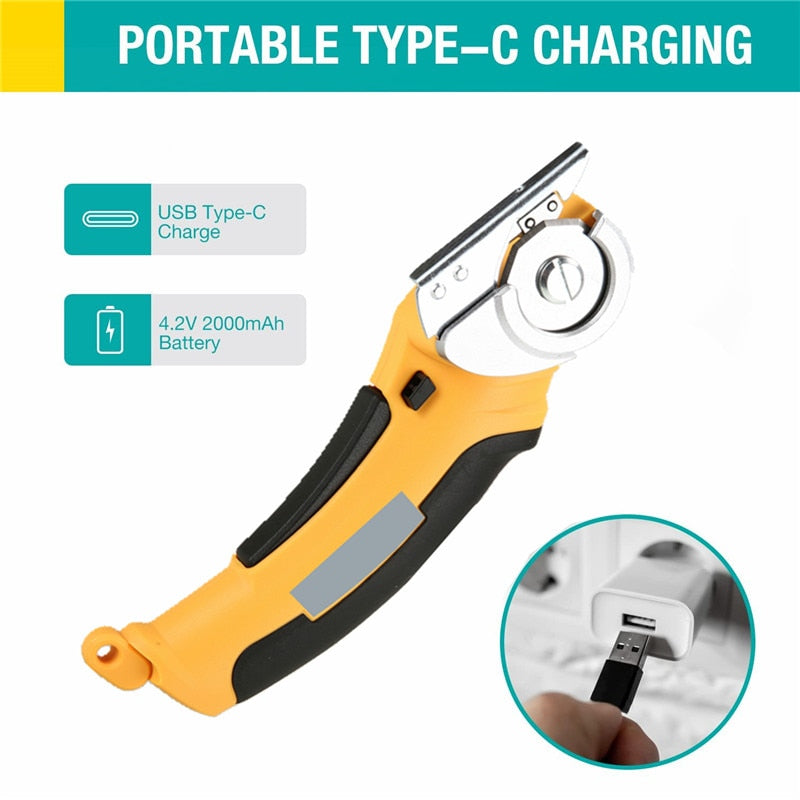 Electric Scissors For Cardboard Leather Fabric Scrapbook Carpet