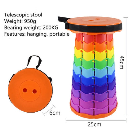 Retractable Folding Stool