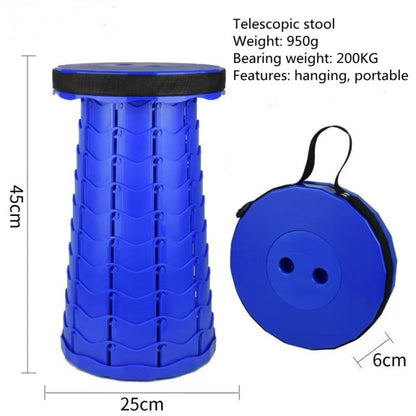 Retractable Folding Stool