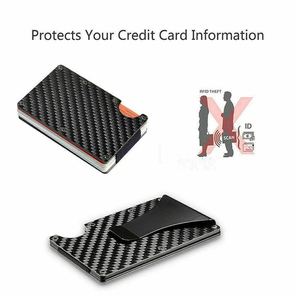 Men's RFID Blocking Carbon Fiber Wallet