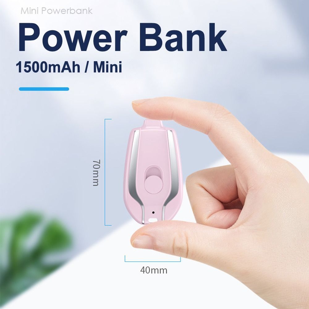 Portable Mini Power Bank Keychain