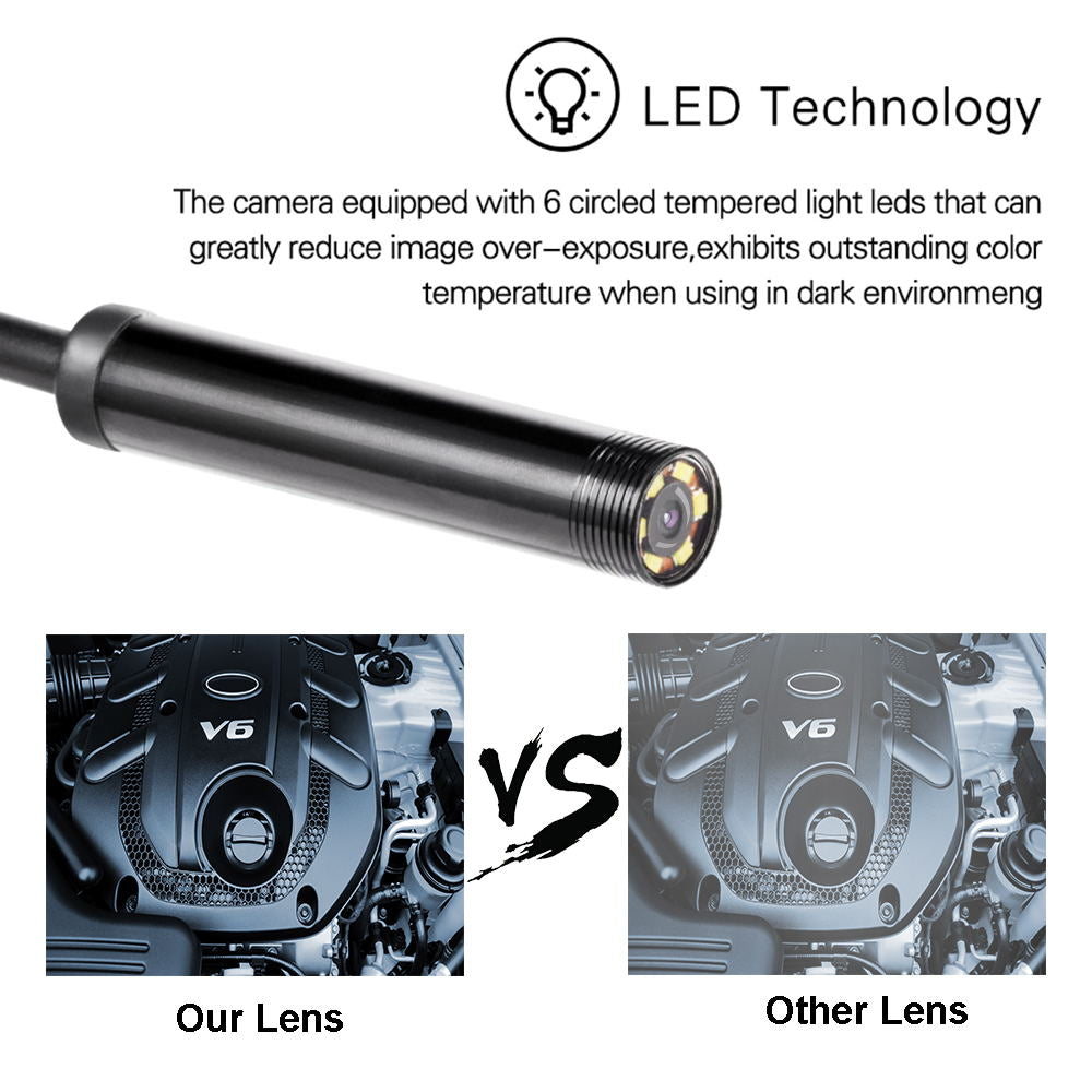 LED Car Endoscope Camera