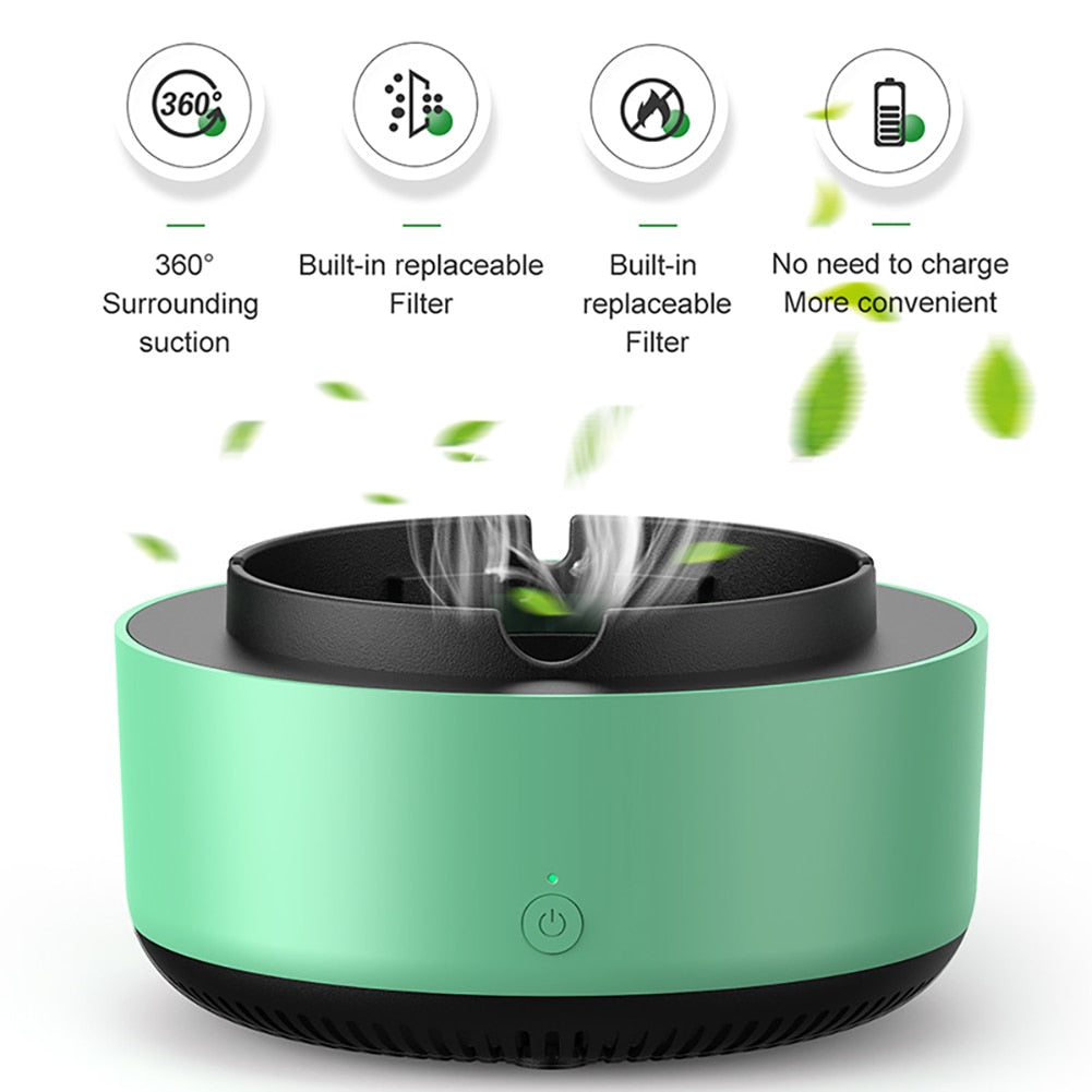 Cigarette Odor Air Purifier Ashtray
