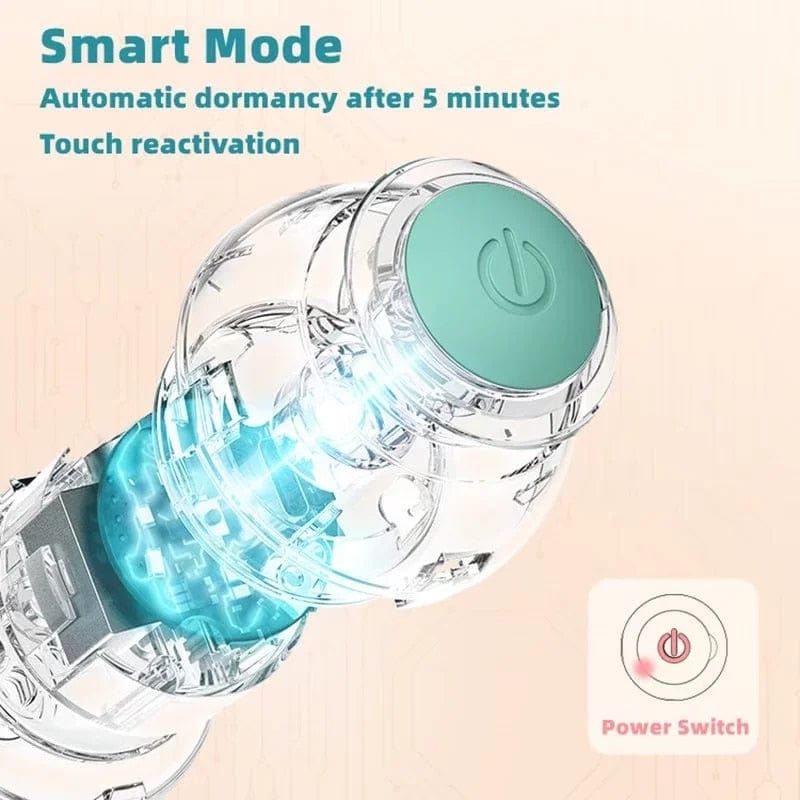 RollingPounce: Rechargeable Interactive Smart Cat Toy